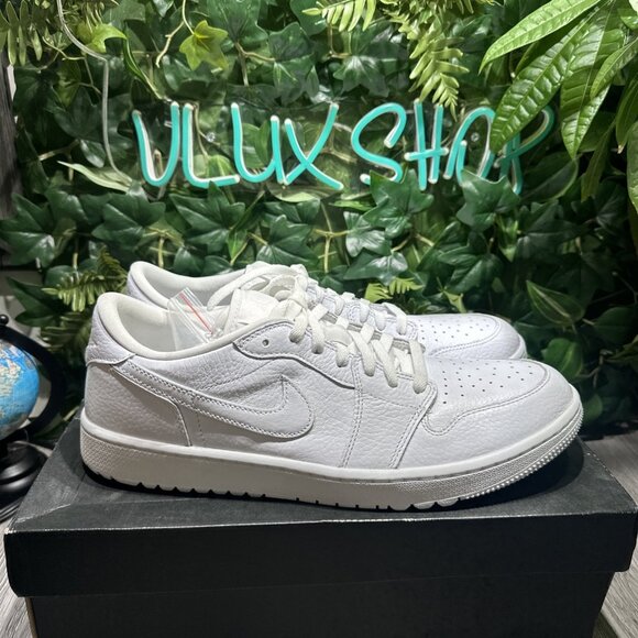 Nike Air Jordan 1 Low Golf Triple White Golf Shoe DD9315-101 Men’s Size 13